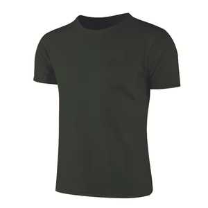 T-shirt à manches courtes pour homme, col rond, couleur unie, coupe classique, 100% coton jersey, vêtements décontractés - Product Image 2