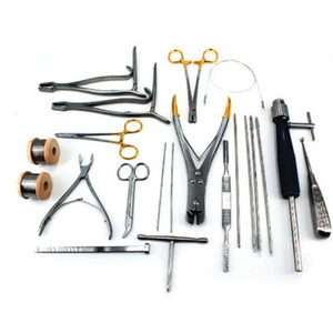 Kit d'instruments orthopédiques vétérinaires PISSCO, ensemble d'outils orthopédiques vétérinaires, ensemble d'instruments de chirurgie osseuse animale, ensemble d'instruments de traumatologie vétérinaire - Product Image 1