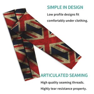 Splendid Apparel Manches longues unisexe en soie glacée imprimées par sublimation UPF50+ style camouflage tatouage à motif aiguille - Product Image 5