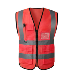 Top Quality Reflective Safety Vests High Visibility Customize Safety <b>Uniforms</b> <b>Construction</b> Vests - Product Image 2