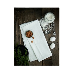 Ensemble de torchons de cuisine en coton biologique certifié GOTS, impression numérique personnalisée, Halloween, Noël, haute absorption, séchage rapide. - Product Image 1