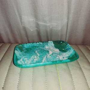 Plateau de service décoratif en résine pour l'organisation de fêtes, améliorant la présentation de la table avec une surface élégante et durable - Product Image 6