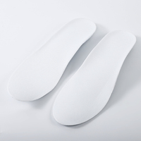 Semelles intérieures de sport en gel EVA à mailles blanches ventilées, amortissantes, avec soutien de la voûte plantaire, conçues avec précision