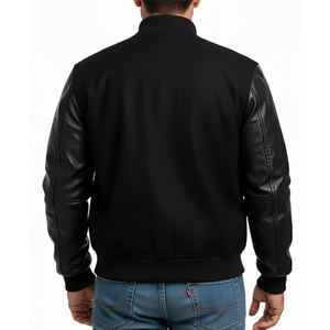 Chaqueta universitaria de invierno para hombre, estilo Letterman, con diseño personalizado, para uso casual. - Product Image 2