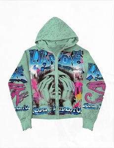 Pink Winter Streetwear Custom Zip Knitted Eco-Friendly Hoodie Unisex Oversized <b>Thick</b> <b>Fleece</b> Soft Comfortable OEM ODM Premium - Product Image 6