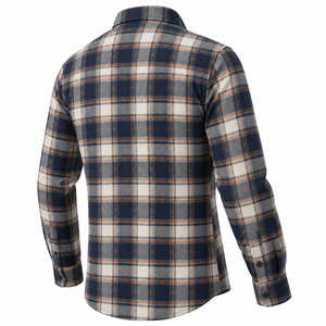 Chemise habillée pour homme en gros, chemise de travail formelle à manches longues boutonnée, couleur unie, personnalisable - Product Image 4