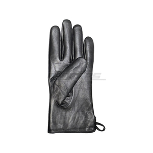 Gants d'hiver en cuir de mouton noir pour hommes, style uni, légers, respirants, pour usage quotidien en extérieur, chauds, pour temps froid - Product Image 2