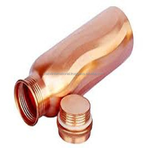 Bouteille d'eau en cuivre martelé à double paroi de 900 ml Nouvelle bouteille en cuivre design de fabrication. - Product Image 1