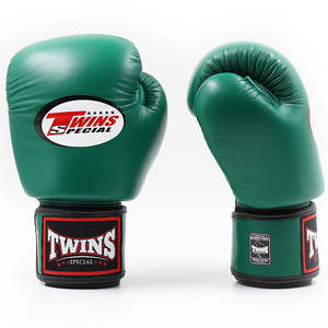 Guantes de Boxeo Twins Muay Thai Hechos a Mano con Cierre de Velcro, Cuero Vacuno Genuino para Sanda MMA con Agarre para las Manos - Product Image 2