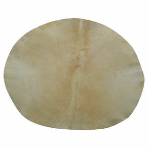 Peau de tambour en vachette naturelle africaine, peau de chèvre naturelle, peau de chèvre blanche pour Bodhran - Product Image 1
