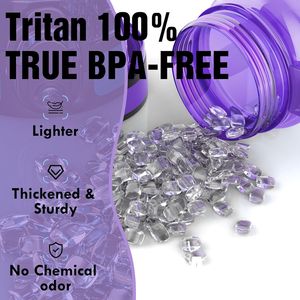 Botella de Agua Deportiva Motivacional de 32oz, Tritán, con Marcador de Tiempo, Libre de BPA, Boca Ancha, a Prueba de Fugas, para Ann - Product Image 3