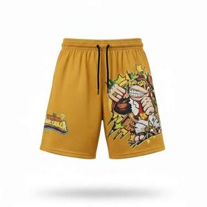 Pantalones Cortos Deportivos de Malla para Hombre, Ligeros y Estampados, para Entrenamiento - Product Image 2