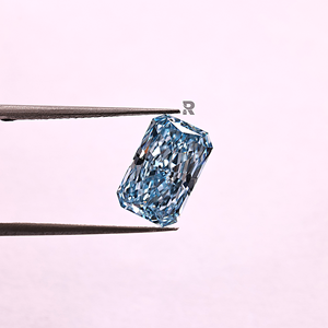 Diamant de laboratoire CVD HPHT de forme Radiant, bleu intense fantaisie, certifié IGI, 1,00-5,00 carats, clarté VS1, pour la joaillerie, vente en gros. - Product Image 2