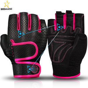 Guantes Acolchados para Levantamiento de Pesas, Guantes de Gimnasio sin Dedos, Guantes de Fitness para Ejercicio, Gimnasia, Levantamiento de Pesas, Ciclismo, Remo - Product Image 1
