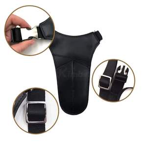 Étui à ciseaux bandoulière professionnel pour barbier, pochette à outils en cuir au design fin avec sangle d'épaule, usine OEM ODM - Product Image 4