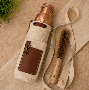Brosse à hydratation artisanale en cuivre pur, motif nid d'abeille géométrique, écologique, portable, multi-usage, créations classiques et anciennes pour la maison - Product Image 5