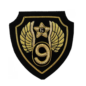 2026 Badges de blazer OEM personnalisés, brodés à la main en fil de filigrane, pour insignes de grade, uniformes et sacs, avec broderie artisanale de haute qualité, à coudre - Product Image 1