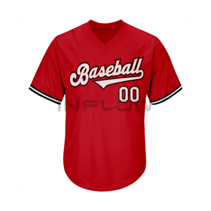 Custom Heat-Transfer Printed Breathable Youth Baseball Softball Jersey Uniform Shirts Unisex Multi-Design Team Name XL 100% - Product Image 5