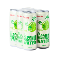 Premium OEM/ODM 100% puur natuurlijk kokoswater 330ml gesteriliseerde aluminium blik groothandel hoge kwaliteit origineel vers kokosnootwater