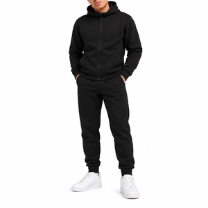 Ensemble de survêtement respirant beige personnalisé pour hommes, pull à capuche oversize et pantalon de survêtement à jambe droite, vente en gros MUSARAT SONS SPORTS - Product Image 5