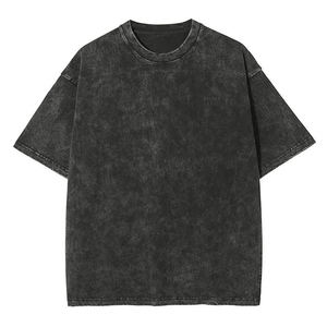 Camiseta de Hombre con Lavado Ácido, 100% Algodón, Estilo Vintage, Logotipo Personalizado, Camiseta Oversize de Hombre con Lavado Ácido, Estilo Urbano, Precio Razonable - Product Image 3