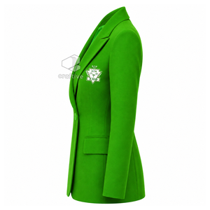 Blazer de Mujer Chi Eta Phi con Botones, Solapa con Muescas Bordadas, Traje de Oficina Elegante, Chaqueta Formal para el Trabajo - Product Image 3