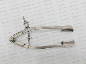 Espéculo Oftálmico Lancaster, Hoja de 15 x 7 x 7.5 mm, Hojas Anchas y Sólidas, Instrumento Quirúrgico Oftálmico, Retractor de Párpados de Vaslcare - Product Image 2