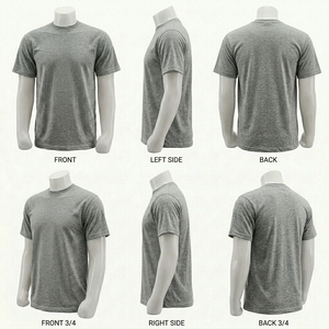 Customizable Men Plain Crew Neck <b>T</b> <b>Shirt</b> Comfortable Lightweight Casual Summer <b>Half</b> <b>Sleeve</b> Tee <b>Shirt</b> - Product Image 4
