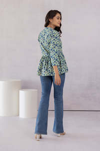 GREEN COTTON <b>TOP</b> WOMEN - Product Image 3