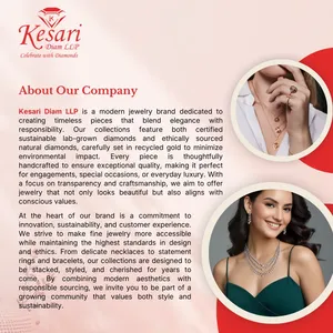 เพชร KESARI DIAM LLP ทรงบริลเลียนท์ พร้อมใบรับรอง IGI เพชรสังเคราะห์สีขาว ระดับสี F น้ำหนัก 1.00 กะรัต สำหรับทำเครื่องประดับ - Product Image 6