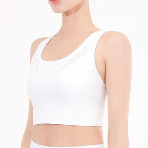 Custom Logo Workout Clothing Outfit Yoga Sports Bra Women's Seamless Yoga Bra Gym Fitness Made In Pakistan Sports Bra - Product Image 2