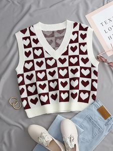 Gilet en tricot pour femme style urbain - Cardigan sans manches à boutons - Haut confortable en fil doux pour femme automne-hiver respirant - Product Image 3