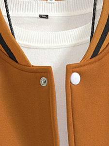 Chaqueta Deportiva Varsity Unisex de Diseño Invernal para Béisbol, Fabricada en Fábrica, Venta al Por Mayor, de Forro Polar, Secado Rápido y Transpirable - Product Image 4