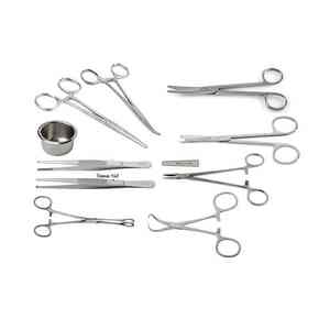 Juego de Instrumentos Quirúrgicos Manuales de Acero Inoxidable de Alta Calidad, 10 Piezas, para Cirugía General, Pinzas, Disección - Product Image 6