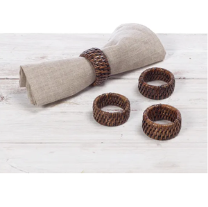 Novedad: Anillos de Servilleta de Ratán Tejido para Decoración de Mesa, Precio al por Mayor, 2 Piezas, Anillos de Servilleta Estilo Boho - Product Image 5