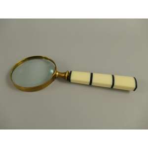 Loupe de luxe dorée avec poignées en corne, prix abordable, articles cadeaux nautiques, dernière arrivée - Product Image 1