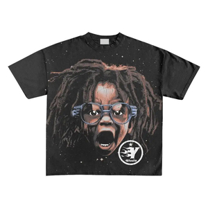 T-shirt pour homme surdimensionné avec impression DTG, coton lourd de qualité supérieure, graphisme numérique personnalisé, coupe ample, col rond, manches courtes, décontracté - Product Image 1