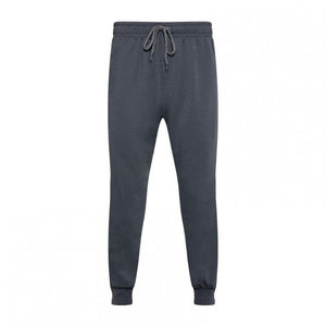 Mens Dark Grey Solid Eco-Friendly Breathable 100% <b>Polyester</b> <b>Tracksuit</b> Set Drawstring Closure Slim Fit Jogger Pants Athletic - Product Image 3