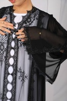 Dernière Abaya en dentelle 2025, élégante, à manches longues, de luxe, pour femmes