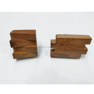 Bouton de porte rond en bois et résine non coupé fabriqué à la main poignées décoratives uniques pour les mises à niveau de garde-robe et de meubles - Product Image 3