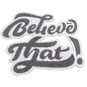 Factory Direct Chenille Patch for <b>Jackets</b>, Caps and Bags, Custom Logo Embroidered Badge Manufacturing for Global Distributors - Product Image 3