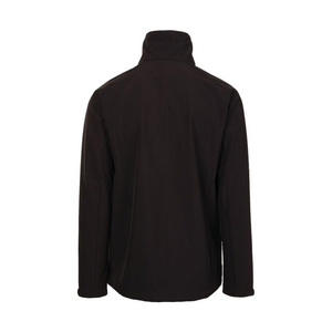 Chaqueta de Forro Polar para Hombre, Cuello Alto, Cortavientos, Informal, Otoñal, Poliéster, Corte Regular, Color Negro Sólido - Product Image 1