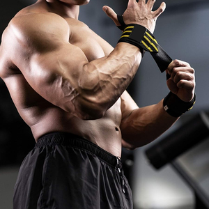 Sangles de poignet respirantes, souples et élastiques pour la musculation, confortables, avec boucle de pouce, pour la sécurité et le soutien protecteur du poignet - Product Image 2