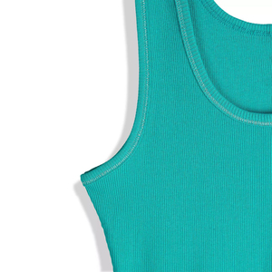 Custom Wholesale <b>Womens</b> Tight Fit Quick Dry Sports Tank <b>Top</b> Plus Size Sleeveless Gym & Running Fitness Wear - Product Image 5