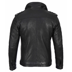 2026 OEM Hot Demanding Customized Black Cowhide Leather <b>Jackets</b> For Men's 100%High Quality Low MOQ Winter Fashion <b>Heated</b> <b>Jackets</b> - Product Image 2