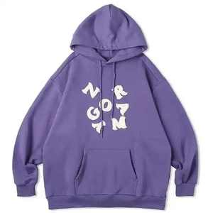 Sweat à capuche Premium à impression en relief, personnalisé, OEM/ODM, prix usine, en coton épais et doux, pour usage décontracté, fournisseur - Product Image 1