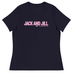 T-shirt pour femme, coupe décontractée, bleu marine, col rond, coton doux, manches courtes, vêtements décontractés pour tous les jours - Product Image 1