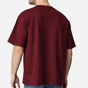 T-shirt surdimensionné de qualité professionnelle, prix d'usine, service OEM, sérigraphie, broderie, design de lettres formelles, 100% coton - Product Image 3