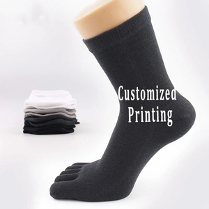 Chaussettes pour hommes et femmes en gros Chaussettes de course à pied en coton imprimées personnalisées Chaussettes respirantes - Product Image 2