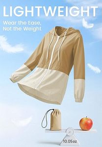 OEM Color Block Windbreaker <b>Jacket</b> Manufacturer Women's Lightweight Sports Windbreaker <b>Jacket</b> Waterproof Hooded Windbreaker - Product Image 3